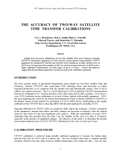 The Accuracy of Two Way Satellite Time Transfer Calibrations